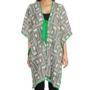 KARL LAGERFELD PARIS Printed Poncho